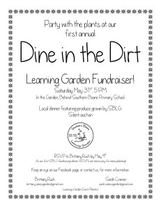 Dine in the Dirt flyer