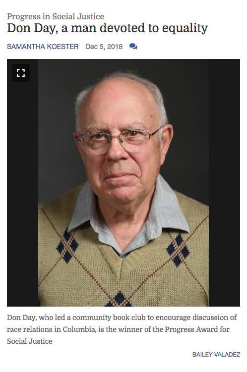 Don Day Missourian Progress Award article