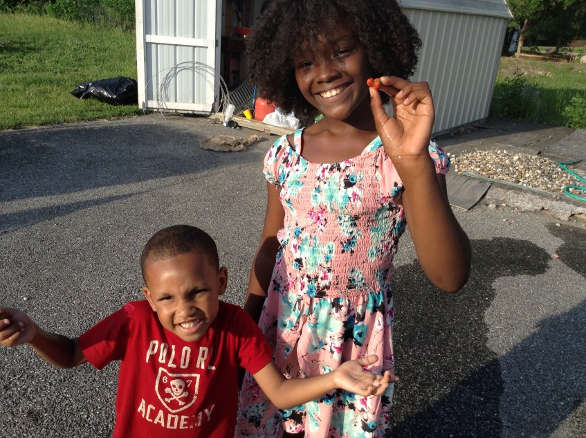 children at Friendship Garden